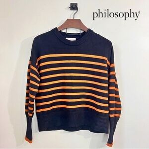 Philosophy Women’s Crewneck Striped Sweater